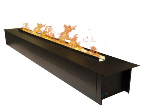 Line-S 150 3D Matte Black (кассет Лайн-С ) очаг для встройки с эффектом живого пламени и звуком. Габариты В*Ш*Г мм 186*1500*239
