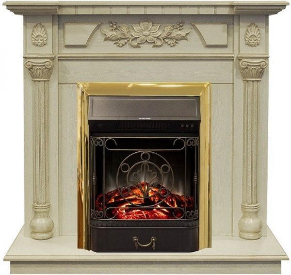 RealFlame Dacota (Дакота) WT с Majestic Lux BR S. Габариты ВхШхГ: 97x98x40 см