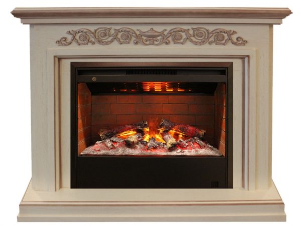 RealFlame Leticia (Летиция) 26 WT с Helios 26 3D. Габариты ВхШхГ: 104,5x123,5x39 см