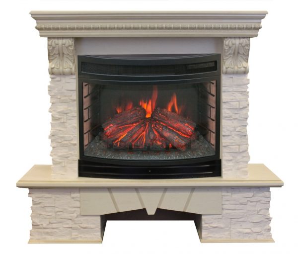 RealFlame Rockland LUX (Рокланд) 25 WT с FireField 25 SIR. Габариты ВхШхГ: 104,5x120x45 см