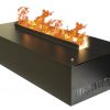 очаг для встройки Cassette 630 3D Black Panel (Кассет с чёрной пластиной) с 3D эффектом живого пламени. Габариты (В x Ш x Г), мм 175 x 665 x 300