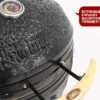 Керамический гриль-барбекю 24 дюйма (61см) Start Grill SG 24 CFG CHEF PRO (Чёрный) в комплекте с модулем со столиками