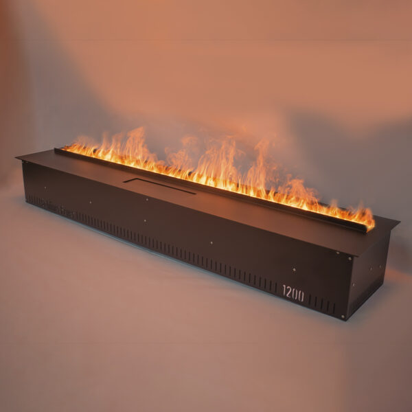 Очаг для встройки Schones Feuer 3D FireLine 1200 (Шон Фаер) 3D эффект живого пламени. Размеры, мм (ШхВхГ): 1230х186х264