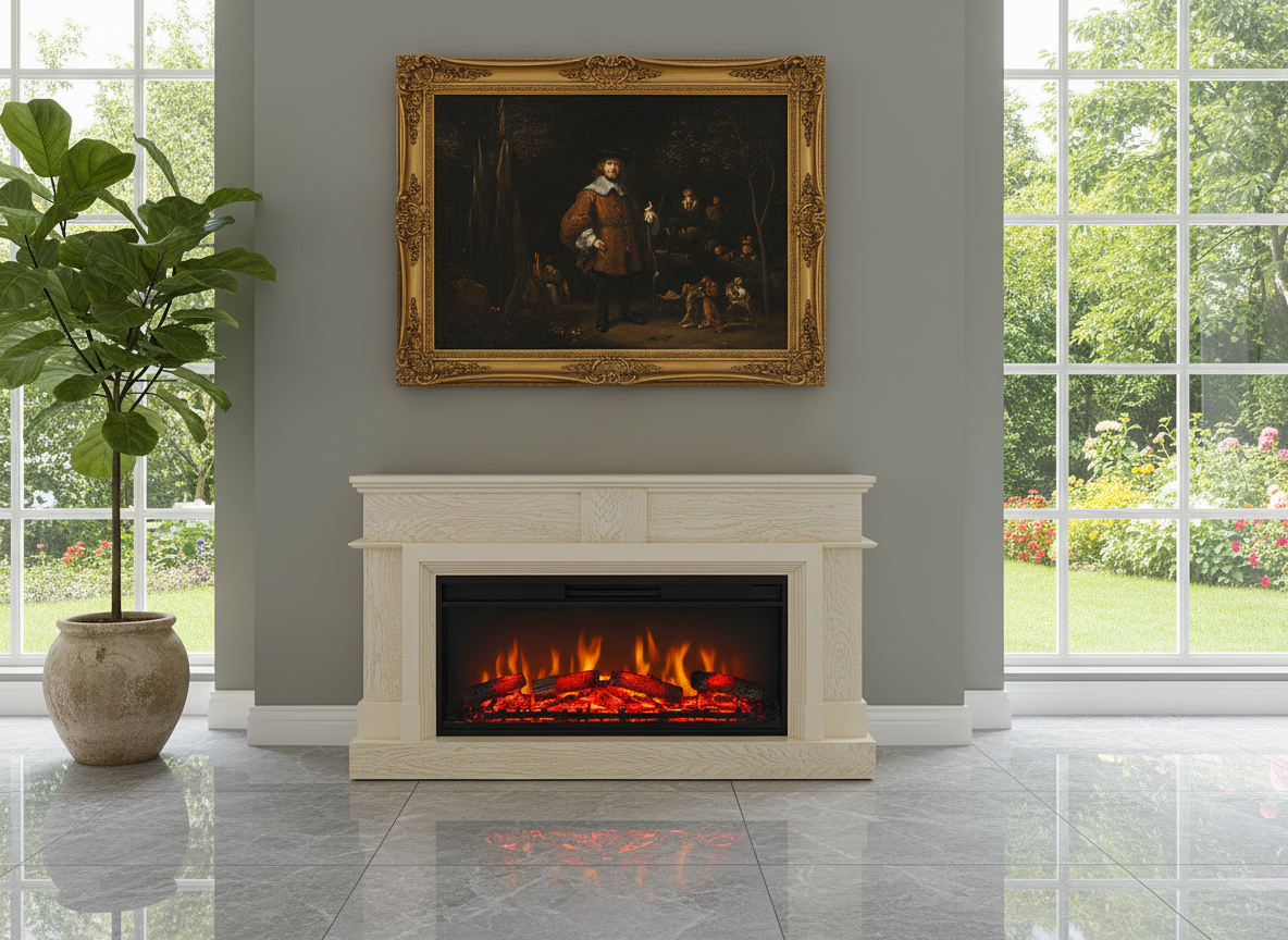 Мэйсон (кремовая эмаль по шпону дуба) Варианты очагов в описании. Габариты (ШxВxГ): 1600х800х350 Мэйсон (кремовая эмаль по шпону дуба) Варианты очагов в описании. Габариты (ШxВxГ): 1600х800х350