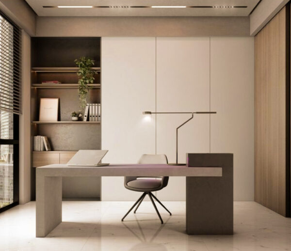 Письменный стол 160 с асимметричной стойкой (бежевый/чёрный) Цвет и размеры на выбор. Габариты (ШxВxГ) 1600x750x650 мм