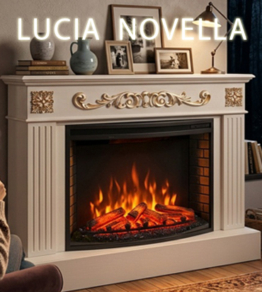 LUCIA и NOVELLA классические камины с узором